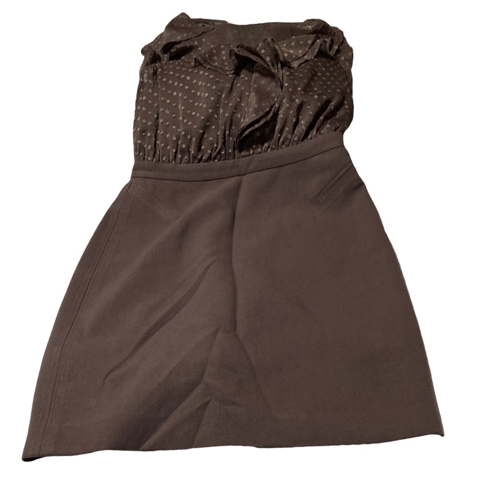 Ann Taylor Loft Size 2P Brown Mini Dress. Gently Used. Very good condition.